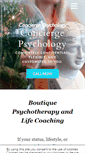 Mobile Screenshot of conciergepsychology.com